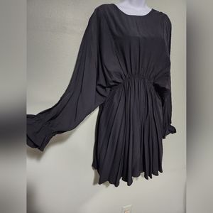 Black A line mini dress